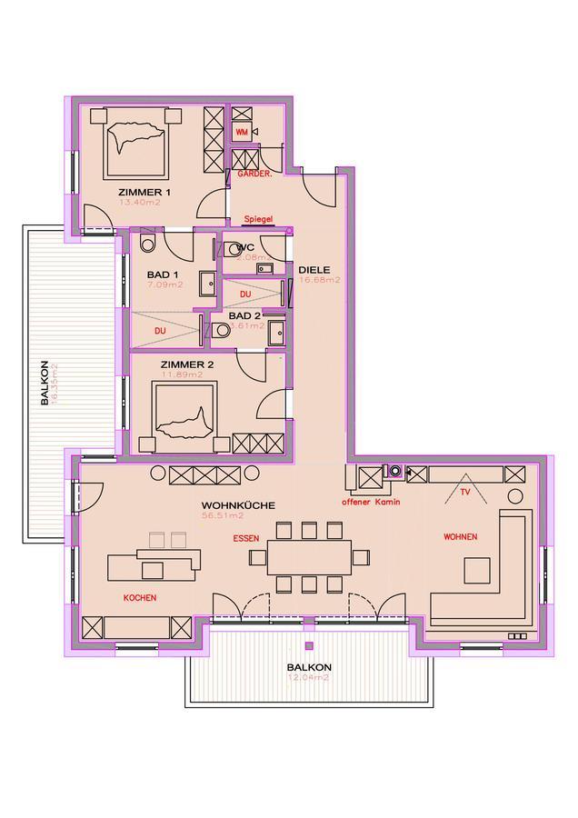 Alpin Penthouse Hollersbach Apartment Hollersbach im Pinzgau Exterior photo